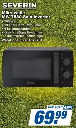 expert Techno Land SEVERIN Mikrowelle MW 7580 Solo Inverter Angebot