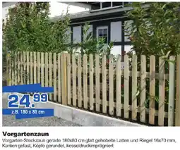i&M Bauzentrum Vorgartenzaun Angebot