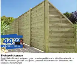 i&M Bauzentrum Sichtschutzzaun Angebot