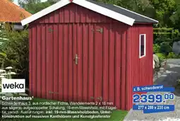 i&M Bauzentrum Weka Gartenhaus Angebot
