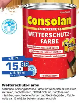 i&M Bauzentrum Consolan Wetterschutz-Farbe Angebot