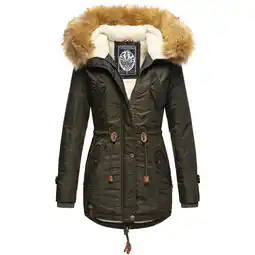 Netto Marken-Discount NAVAHOO Damen Hochwertiger Wintermantel Winterparka mit großem Kunstfell La Viva Angebot