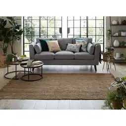 Netto Marken-Discount 100% Jute-Wendeteppich Erme für hohe Beanspruchung. 200x290 cm Kadima Design Angebot