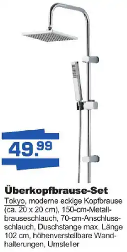 i&M Bauzentrum Überkopfbrause-Set Angebot
