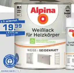 i&M Bauzentrum Alpina Weiẞlack für Heizkörper Angebot