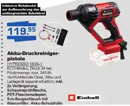 i&M Bauzentrum Einhell Akku-Druckreinigerpistole Angebot