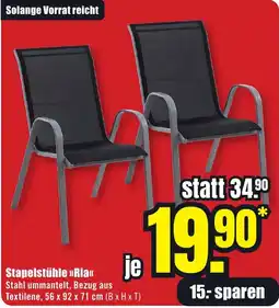 B1 Discount Baumarkt Stapelstühle Ria Angebot