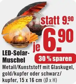 B1 Discount Baumarkt LED-Solar Muschel Angebot