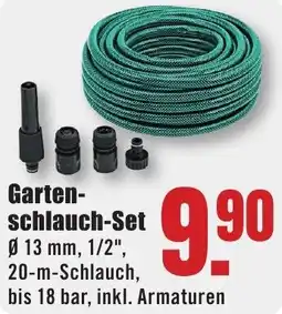 B1 Discount Baumarkt Gartenschlauch-Set Angebot