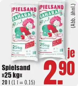 B1 Discount Baumarkt Spielsand Angebot