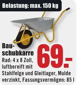 B1 Discount Baumarkt Bauschubkarre Angebot