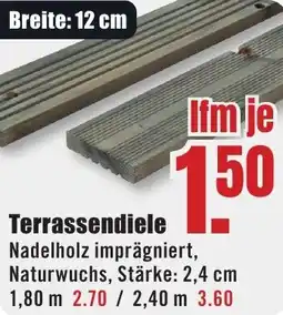 B1 Discount Baumarkt Terrassendiele Angebot