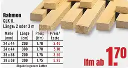 B1 Discount Baumarkt Rahmen Angebot