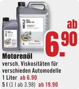 B1 Discount Baumarkt Motorenöl Angebot