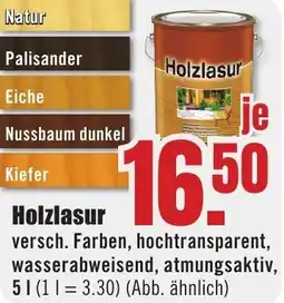 B1 Discount Baumarkt Holzlasur Angebot