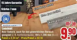 B1 Discount Baumarkt Laminat Angebot