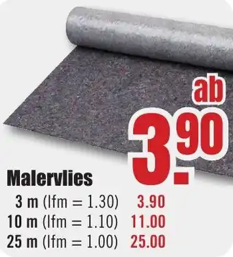B1 Discount Baumarkt Malervlies Angebot