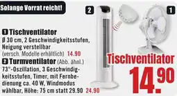 B1 Discount Baumarkt Tischventilator Angebot