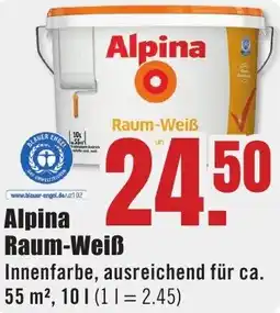 B1 Discount Baumarkt Alpina Raum-Weiß Angebot