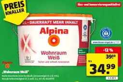 Hagebau Alpina ,,Wohnraum Weiß" Angebot