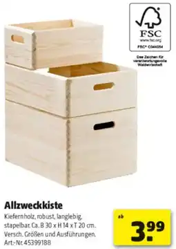 Hagebau Allzweckkiste Angebot