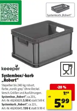Hagebau keeeper Systembox/-korb ,,Robert" Angebot