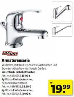 Hagebau GO ON! Armaturenserie Angebot