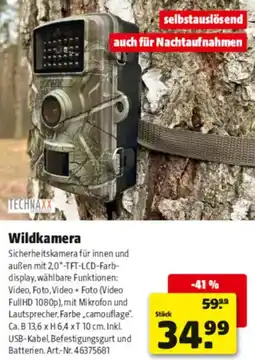 Hagebau TECHNAXX Wildkamera Angebot