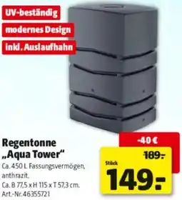 Hagebau Regentonne ,,Aqua Tower" Angebot