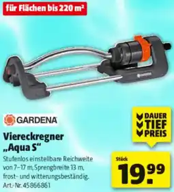 Hagebau GARDENA Viereckregner ,,Aqua S" Angebot