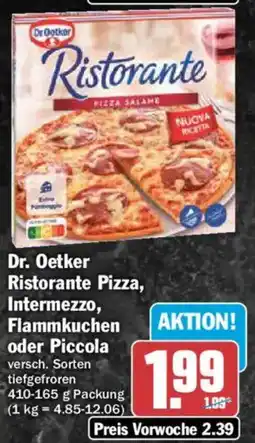 AEZ Dr. Oetker Ristorante Pizza, Intermezzo, Flammkuchen oder Piccola Angebot