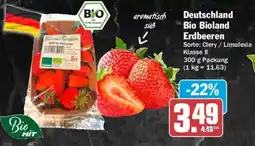 AEZ Deutschland Bio Bioland Erdbeeren Angebot