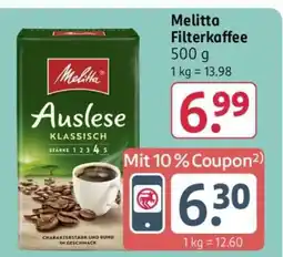 Rossmann Melitta Filterkaffee Angebot