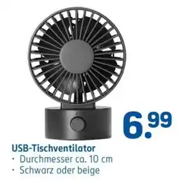 Rossmann USB-Tischventilator Angebot