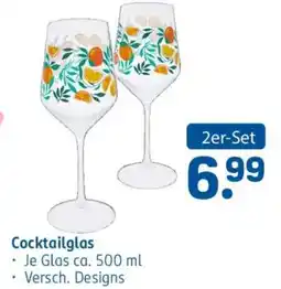 Rossmann Cocktailglas Angebot