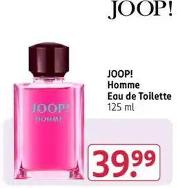 Rossmann JOOP! HOMME Eau de Toilette 125 ml Angebot