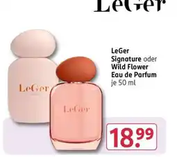 Rossmann LeGer Signature oder Wild Flower Eau de Parfum je 50 ml Angebot