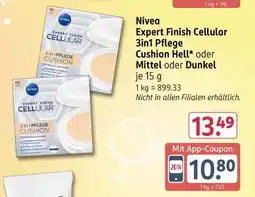 Rossmann Nivea Expert Finish Cellular 3in1 Pflege Cushion Hell* oder Mittel oder Dunkel Angebot