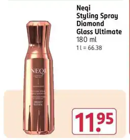 Rossmann Neqi Styling Spray Diamond Glass Ultimate Angebot