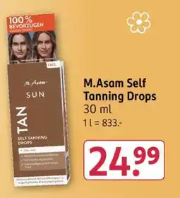 Rossmann M.Asam Self Tanning Drops Angebot