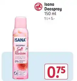 Rossmann Isana Deospray Angebot