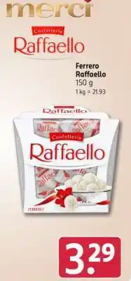 Rossmann FERRERO Raffaello Angebot
