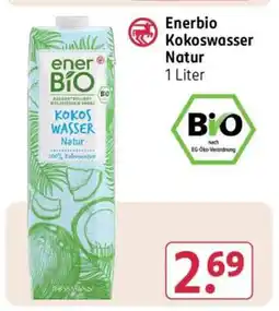 Rossmann Enerbio Kokoswasser Natur Angebot