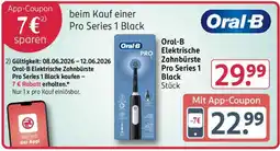 Rossmann Oral-B Elektrische Zahnbürste Pro Series 1 Black Angebot