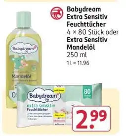 Rossmann Babydream Extra Sensitiv Feuchttücher Angebot