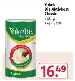 Rossmann Yokebe Die Aktivkost Classic Angebot