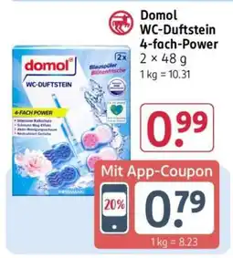 Rossmann Domol WC-Duftstein 4-fach-Power Angebot