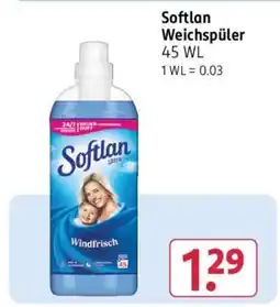 Rossmann Softlan Weichspüler Angebot