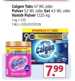 Rossmann Calgon Tabs 47 WL Angebot