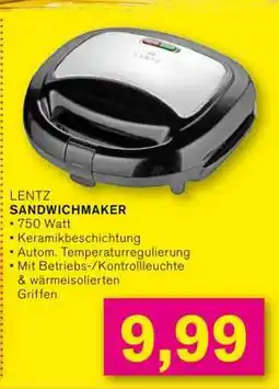 KODi LENTZ SANDWICHMAKER Angebot